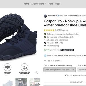 HIKE Caspar Pro barefoot shoe